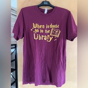 When in doubt go to the library tshirt